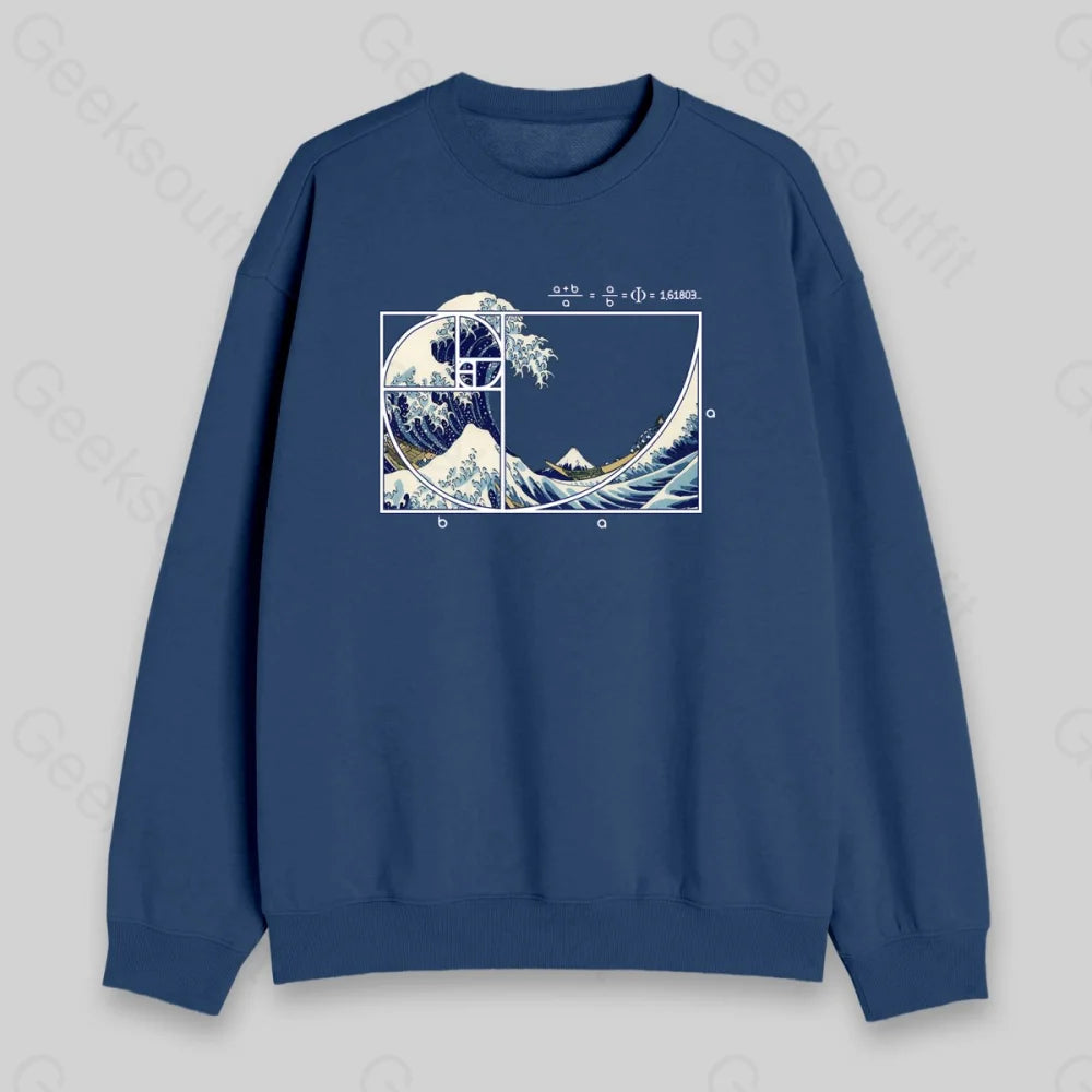 The Great Fibonacci Wave Sweatshirt