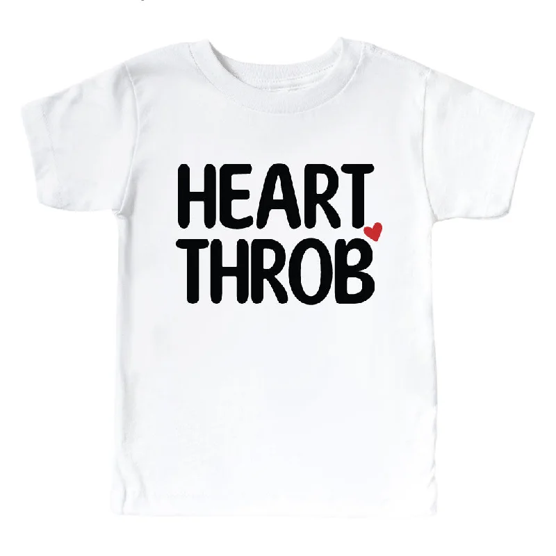 Heart Throb Kids Graphic Tee | White