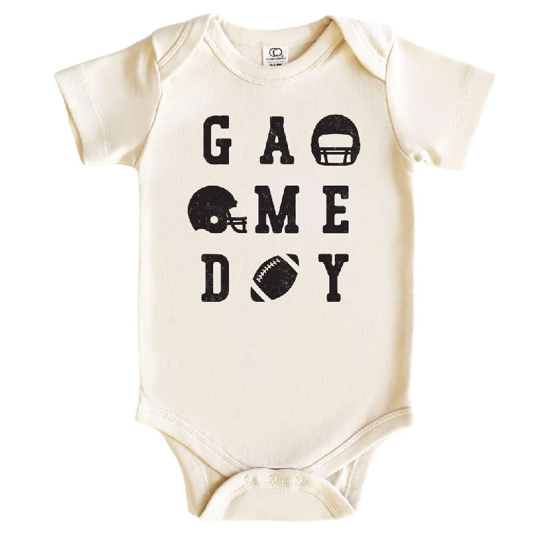 Vintage Game Day Graphic Bodysuit | Natural