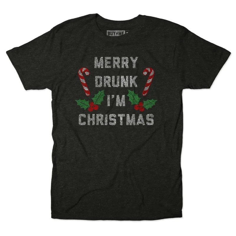 Merry Drunk I'm Christmas Tee