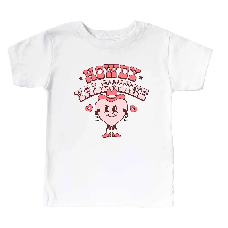 Retro Cowgirl Kids Graphic Tee | White