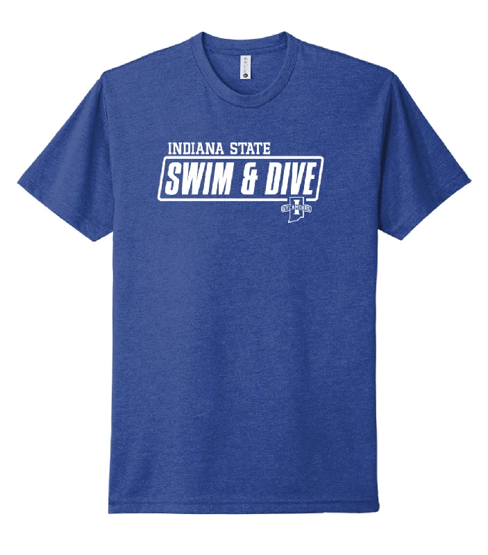 Next Level® Unisex Big Text Tee - Swim & Dive