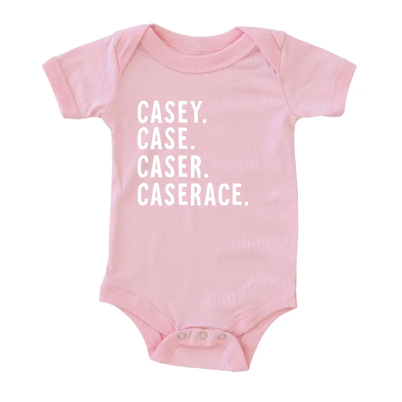 Personalized Nickname Graphic Bodysuit | Pink