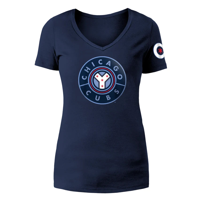 CHICAGO CUBS Women CITY CONNECT T -shirt