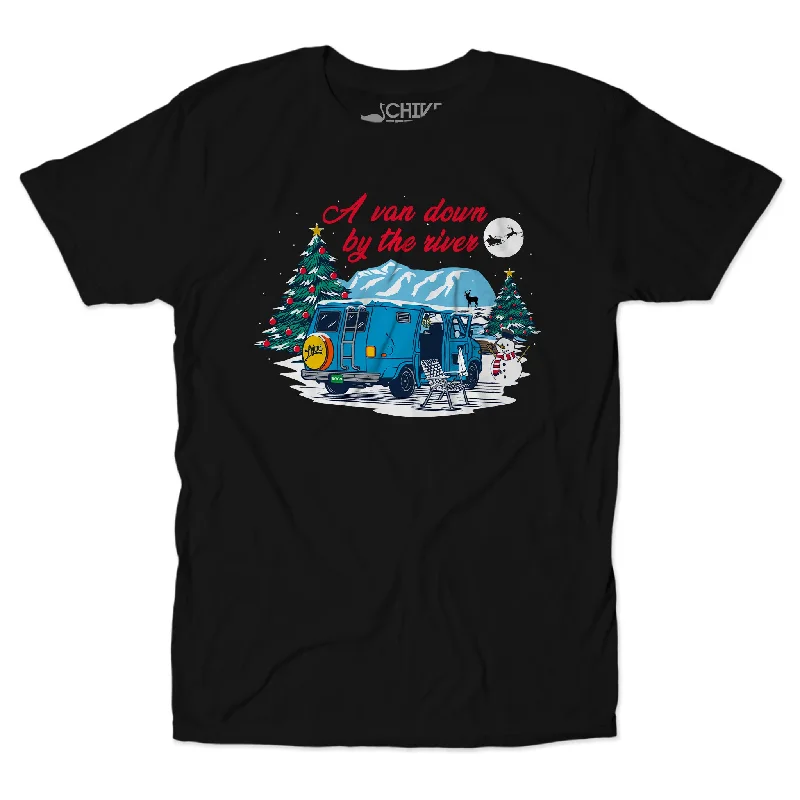 A Van Down By The River Christmas Edition Unisex Tee