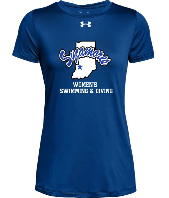 Women's Indiana State Sycamores Women's Swimming & Diving Under Armour® Tech Tee