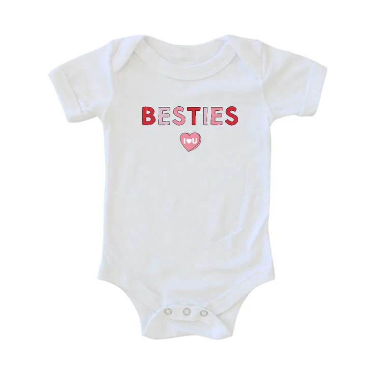 Besties Graphic Bodysuit | White