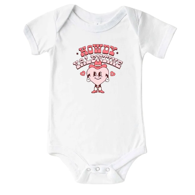 Retro Cowgirl Graphic Bodysuit | White