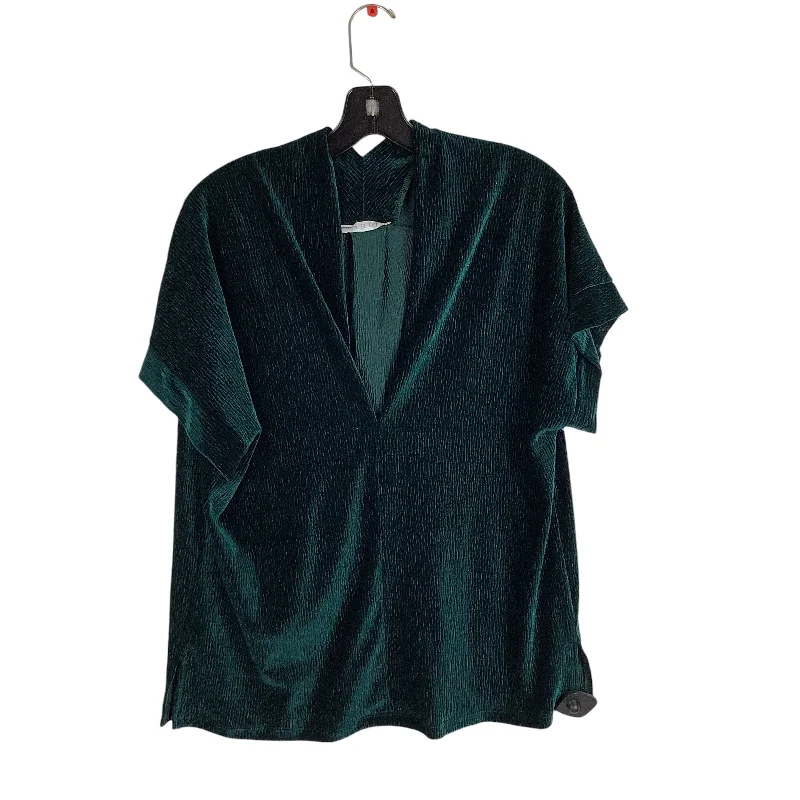 Top Short Sleeve By Karlie In Green Size: Est. M