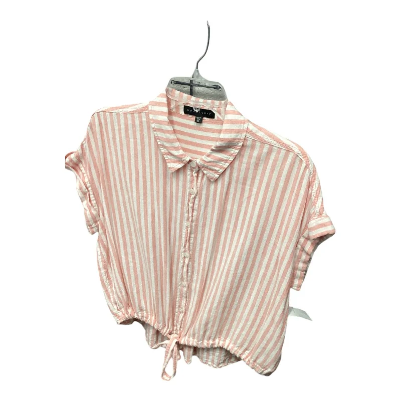 Top Short Sleeve By Sanctuary In Pink, Size: M