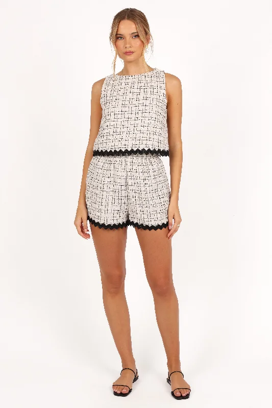 Elea Short - Black White